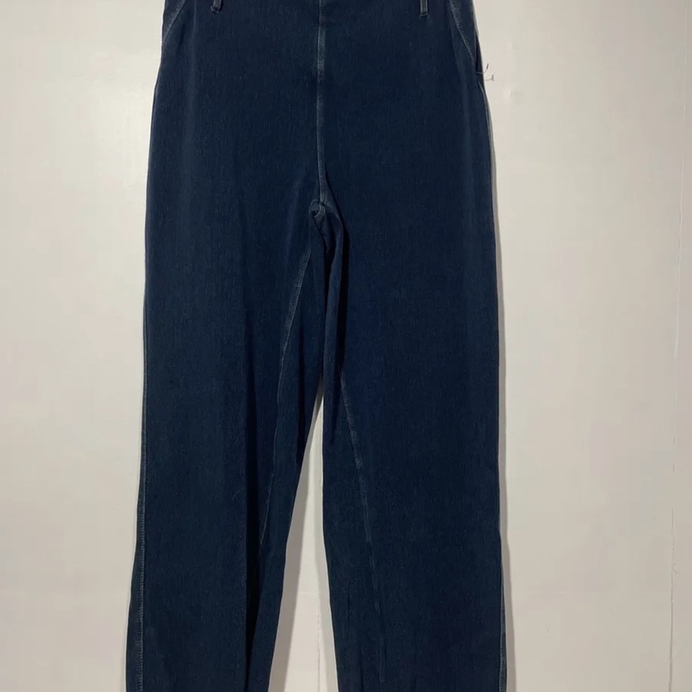 Lysse wide leg dark blue jeans